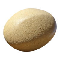 enchanting nostalgic baroque Close-up of a single grain of sand NO BACKGROUND with Transparent Background. 8K png