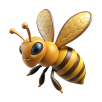 unforgettable classic A buzzing honeybee, in flight. NO BACKGROUND with Transparent Background. masterfully captured png