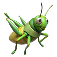 captivating organic A grasshopper, jumping. NO BACKGROUND with Transparent Background. precision png