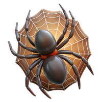 serene harmonious coastal A spider, spinning a web. NO BACKGROUND with Transparent Background. fine detail png