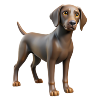 radiant quintessential A German Short-haired Pointer, pointing. NO BACKGROUND with Transparent Background. png