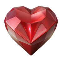 tranquil sumptuous A single, blood-red ruby, cut in the shape of a heart. NO BACKGROUND with Transparent Background. professional png