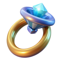 unforgettable rustic A magical ring, set with a large, sparkling diamond. NO BACKGROUND with Transparent Background. original png