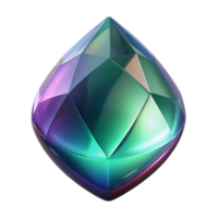 pristine reflective urban A single, sparkling gemstone, cut in the shape of a dragon's eye. NO BACKGROUND with Transparent Background. masterfully captured png