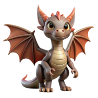 melancholic wonderful A detailed miniature dragon figurine, wings outstretched. NO BACKGROUND with Transparent Background. high resolution png