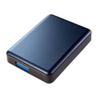 bold hypnotic External hard drive, black and sleek design NO BACKGROUND with Transparent Background. refined png