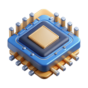 sumptuous coastal Microchip with intricate circuitry NO BACKGROUND with Transparent Background. impeccable png
