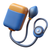 exemplary victorian Blood pressure monitor with inflatable cuff NO BACKGROUND with Transparent Background. crisp png