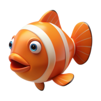 elegant inspired A clownfish, NO BACKGROUND with Transparent Background. png