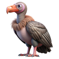 dramatic standout A vulture, NO BACKGROUND with Transparent Background. png
