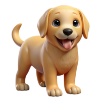 extraordinary remarkable A playful golden retriever puppy. NO BACKGROUND with Transparent Background. png
