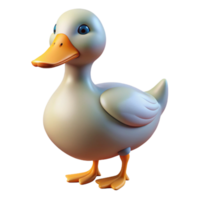 exemplary bohemian A duck. NO BACKGROUND with Transparent Background. museum quality png