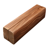 ethereal splendid Wooden beam, rustic timber NO BACKGROUND with Transparent Background. impeccable png