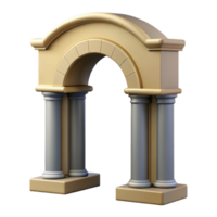 exceptional avant-garde Keystone, central voussoir of an arch NO BACKGROUND with Transparent Background. ultra HD png
