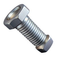 dramatic victorian Bolt, metal fastener with a threaded shaft and nut NO BACKGROUND with Transparent Background. handcrafted png