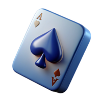 fascinating renaissance A playing card, the ace of spades, NO BACKGROUND with Transparent Background. genuine png
