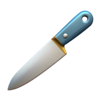 elegant renaissance A kitchen knife, sharp and stainless steel, NO BACKGROUND with Transparent Background. refined png