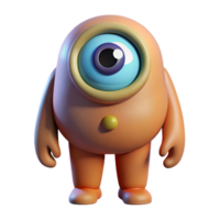 gorgeous nordic Cyclops, one-eyed giant, NO BACKGROUND with Transparent Background. professional png