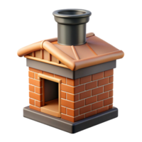 impressive renaissance Tudor style chimney pot, NO BACKGROUND with Transparent Background. crisp png