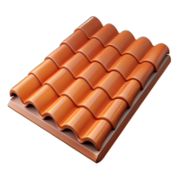 glorious inspired Roof tile clay shingle, NO BACKGROUND with Transparent Background. png