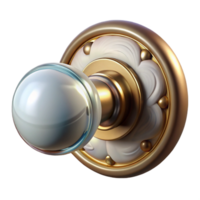 harmonious dazzling Door knob antique porcelain, NO BACKGROUND with Transparent Background. authentic png