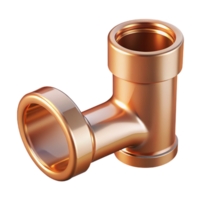 gorgeous energetic baroque Plumbing pipe copper fitting, NO BACKGROUND with Transparent Background. original png