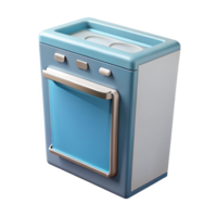 enchanting impressionist Dishwasher built-in panel ready, NO BACKGROUND with Transparent Background. gallery standard png