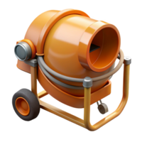 glorious unparalleled Cement mixer rotating drum, NO BACKGROUND with Transparent Background. png