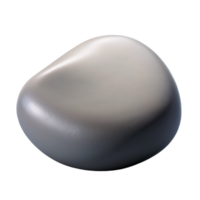 exceptional victorian Smooth gray river stone NO BACKGROUND with Transparent Background. flawless png