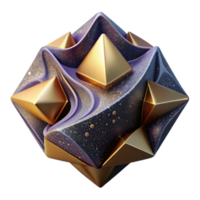 stunning abstract Abstract Shape with Geometric Pattern Isolated detailed png