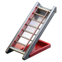 immaculate timeless Fire escape ladder, metal, NO BACKGROUND with Transparent Background. png