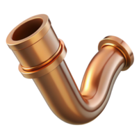 energetic dazzling Downspout, copper, NO BACKGROUND with Transparent Background. fine detail png