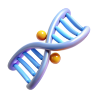 exemplary urban A single, DNA strand with glowing nucleotides. NO BACKGROUND with Transparent Background. masterfully captured png