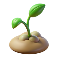 impressive dramatic urban An abstract representation of growth with a sprouting seed. NO BACKGROUND with Transparent Background. 8K png
