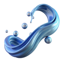 exquisite rustic A dynamic, flowing stream of water with bubbles. NO BACKGROUND with Transparent Background. sharp png