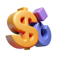immaculate sought-after An abstract representation of finance with a dollar sign. NO BACKGROUND with Transparent Background. png