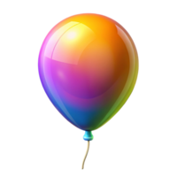 hypnotic unparalleled A single, colorful balloon. NO BACKGROUND with Transparent Background. png