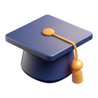 exceptional tropical A graduation cap with a tassel. NO BACKGROUND with Transparent Background. expertly shot png