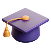 glorious joyful baroque A graduation cap with a tassel. NO BACKGROUND with Transparent Background. precision png