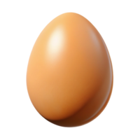 harmonious breathtaking A single, fresh egg. NO BACKGROUND with Transparent Background. original png