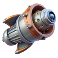 exemplary tropical A highly detailed model of a spaceship engine nozzle. NO BACKGROUND with Transparent Background. authentic png