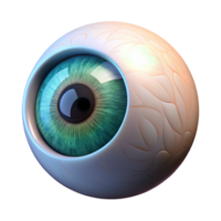 exquisite signature A single, stylized human eye with captivating patterns in the iris. NO BACKGROUND with Transparent Background. png