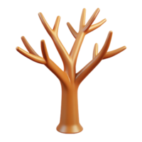 exquisite tranquil rustic A single, stylized tree with branches reaching upwards. NO BACKGROUND with Transparent Background. flawless png