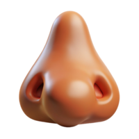 ethereal impressive A single, realistic human nose. NO BACKGROUND with Transparent Background. high quality png