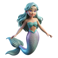 extraordinary joyful urban A beautiful mermaid with shimmering scales and flowing hair. NO BACKGROUND with Transparent Background. gallery standard png