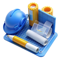 extraordinary organic Blueprints, architectural drawings, technical plans. NO BACKGROUND with Transparent Background. high resolution png