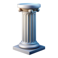 exquisite vintage illustration of a classical column NO BACKGROUND with Transparent Background. exclusive png