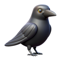 exceptional art deco A crow, American crow, NO BACKGROUND with Transparent Background. precision png