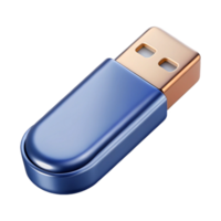 fascinating dramatic artistic USB flash drive with metal casing NO BACKGROUND with Transparent Background. fine detail png