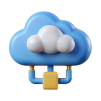 exquisite surreal Cloud computing icon NO BACKGROUND with Transparent Background. detailed png